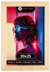 Ramka na zdjęcie 20x25 Alpina drewniana naturalna