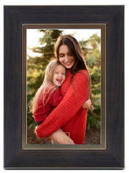 Ramka na zdjęcie 30x45 brązowa GLORIA z paskiem