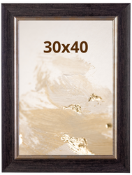 Ramka na zdjęcie 30x40 Sicilia ciemnobrązowa drewniana