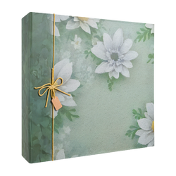 Album na segregatorze 600 zdjęć 10x15 Flora zielone kwiaty