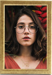 Ramka na zdjęcie 30x40 złota delikatna Gold