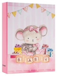 Album dziecięcy 36 zdjęć 10x15 Baby różowy dla dziewczynki