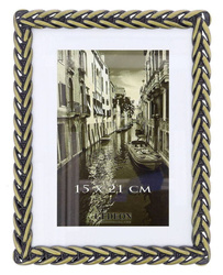 Ramka odlewana metalowa 15x20 solidna