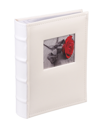 Album na 300 zdjęć 10x15 biały ekoskóra szyty