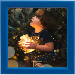 Ramka na zdjęcie, kwadratowa 15x15 niebieska