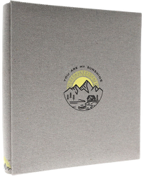 Album nitowany na 500 zdjęć 10x15 ART szary podróżniczy