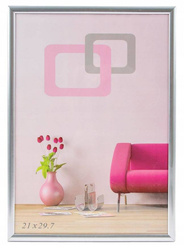 Ramka na zdjęcia A5,15x21 cm srebrna matowa