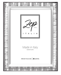 Ramka na zdjęcie 10x15 metalowa nowoczesna srebrna