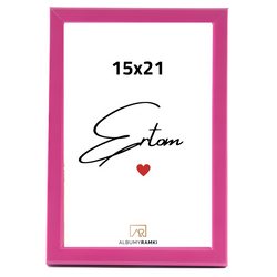 Ramka na zdjęcie wąska 15x21 różowa