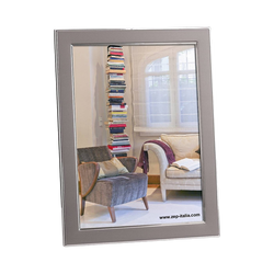 Ramka metalowa na zdjęcie 13x18 ciemnosrebrna