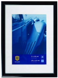 Czarna alurama zdjęcie 13x18 Ramka z passpartout