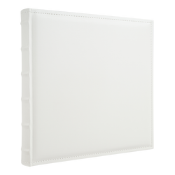 Album kieszeniowy na 500 zdjęć 10x15 biała ekoskóra