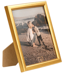 Ramka na zdjęcie, kwadratowa 10x10 złota, gold