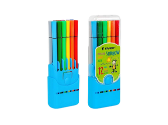 Kolorowe markery Sunbow 12 kolorów