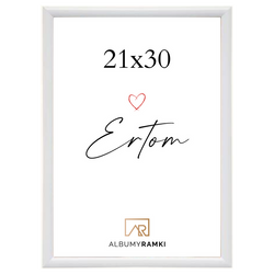 Ramka na zdjęcie A4 21x29,7 biała Line Style White