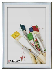 Ramka na zdjęcie 10x15 srebrna z tworzywa