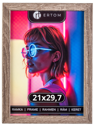 Ramka na zdjęcie 21x29,7 A4 drewniana ALPINA dąb antyczny