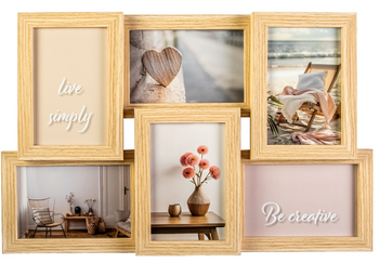 Galeria na 6 zdjęć 10x15 Jork naturalna elegancka