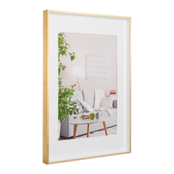 Ramka 3D na zdjęcie 40x50 z passe-partout 30x40 Alu-Box złota