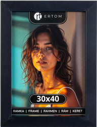 Ramka na zdjęcie 30x40 czarna klasyczna Vienna