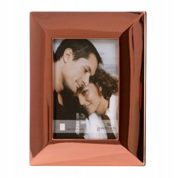 Ramka na zdjęcie 10x15 aluminiowa miedziana połysk