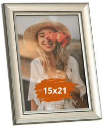 Ramka na zdjęcie 15x21 Sicilia srebrna Vintage