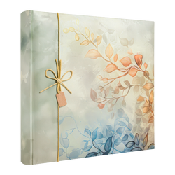 Album kieszeniowy na 200 zdjęć 10x15 Flora Blue kwiatowy