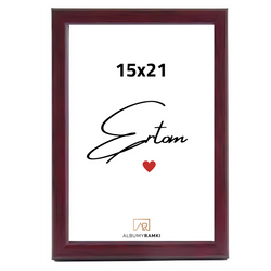 Ramka na zdjęcie 15x21 mahoń