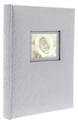 Album tradycyjny 40 czarnych stron Love Silver z okienkiem