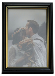 Ramka na zdjęcie 13x18 Black&Gold Duo Elegant