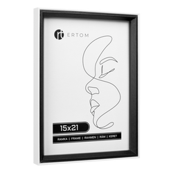 Ramka na zdjęcie 15x21 czarno-biała Pamira skandynawska