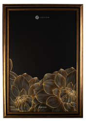 Ramka na zdjęcie 30x40 szeroka stare złoto Natali