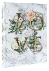 Album kieszeniowy 200 zdjęć 10x15 kwiatowy Love