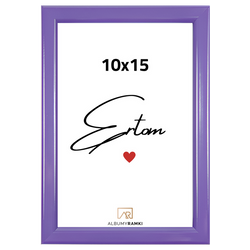 Ramka na zdjęcie wąska 10x15 ciemny fiolet