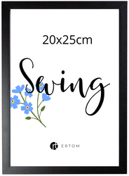 Ramka na zdjęcie 20x25 czarna Multi-Swing nowoczesna MDF