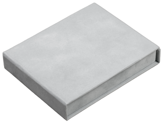 Pudełko na pendrive szary welur FLOCK