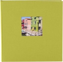 Album tradycyjny Bella Vista Green 60 białych stron okienko