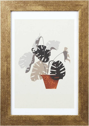 Ramka na jedno zdjęcie 20x30 Vintage stare złoto