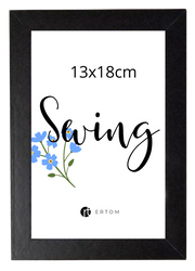 Ramka na zdjęcie 13x18 czarna Multi-Swing nowoczesna MDF