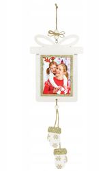 Dekoracja do zawieszenia na choinkę na zdjęcie 7x9 Święta
