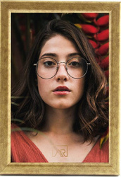 Ramka na zdjęcie 21x29,7 złoto Gold błyszcząca A4