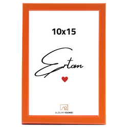 Ramka na zdjęcie 10x15 pomarańczowa
