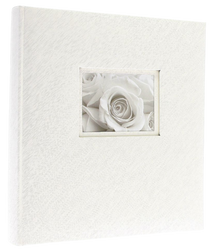 Album tradycyjny 20 czarnych stron Love White z okienkiem