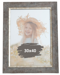 Ramka na zdjęcie 30x40 Sicilia szara Vintage