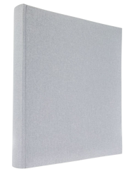 Album tradycyjny 100 stron czarnych Linen szary Ash