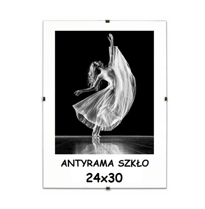 Antyrama 24x30 szkło